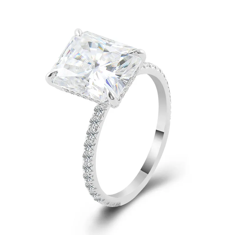 Provence 10k/14k/18k Moissanite Wedding Rings for Women Radiant Cut 3.5 CT D Color VVS1 Fine Jewelry With GRA Certificate
Provence 10k/14k/18k Moissanite Wedding Rings for Women Radiant Cut 3.5 CT D Color VVS1 Fine Jewelry With GRA Certificate