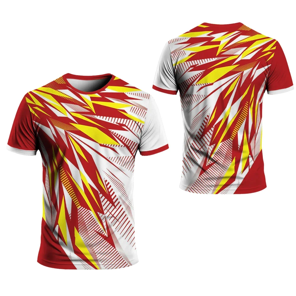 Gym Clothes Man Summer Crew Neck Quick Dry T-Shirt Tennis Binton Ping-Pong Sportswear Outdoor Running Fitness Men's T Shirts
Gym Clothes Man Summer Crew Neck Quick Dry T-Shirt Tennis Binton Ping-Pong Sportswear Outdoor Running Fitness Men's T Shirts