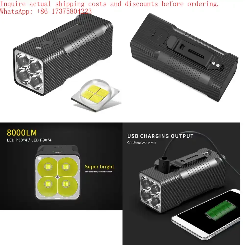 High Power XHP50 LED 5000LM Searching Torch LED Lantern Built-in Lithium USB Rechargeable Flashlight
High Power XHP50 LED 5000LM Searching Torch LED Lantern Built-in Lithium USB Rechargeable Flashlight