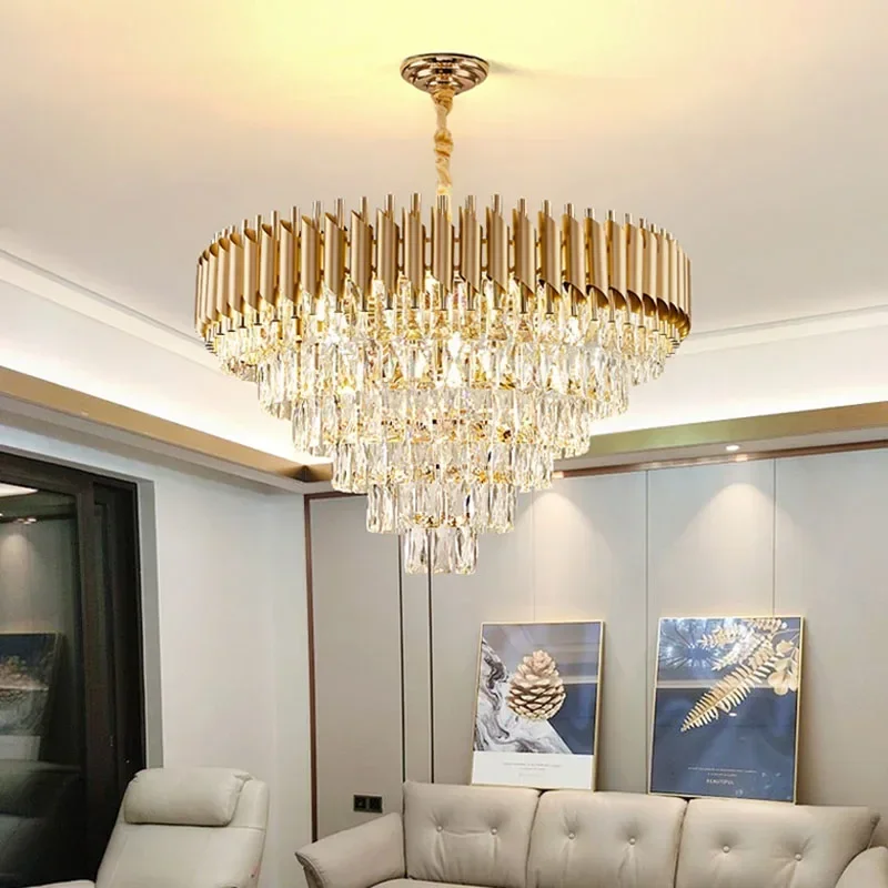 Modern Bedroom Living Dining Room Lighting Luxury Crystal Pendant Lights Gold Ceiling Chandelier Indoor Decorations Led Fixture
Modern Bedroom Living Dining Room Lighting Luxury Crystal Pendant Lights Gold Ceiling Chandelier Indoor Decorations Led Fixture