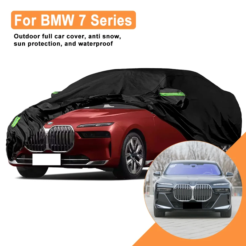 For BMW 7 Series Car Full Cover - Outdoor Waterproof Snowproof Sunshade, Winter & Summer All Weather Auto Protection Accessories
For BMW 7 Series Car Full Cover - Outdoor Waterproof Snowproof Sunshade, Winter & Summer All Weather Auto Protection Accessories