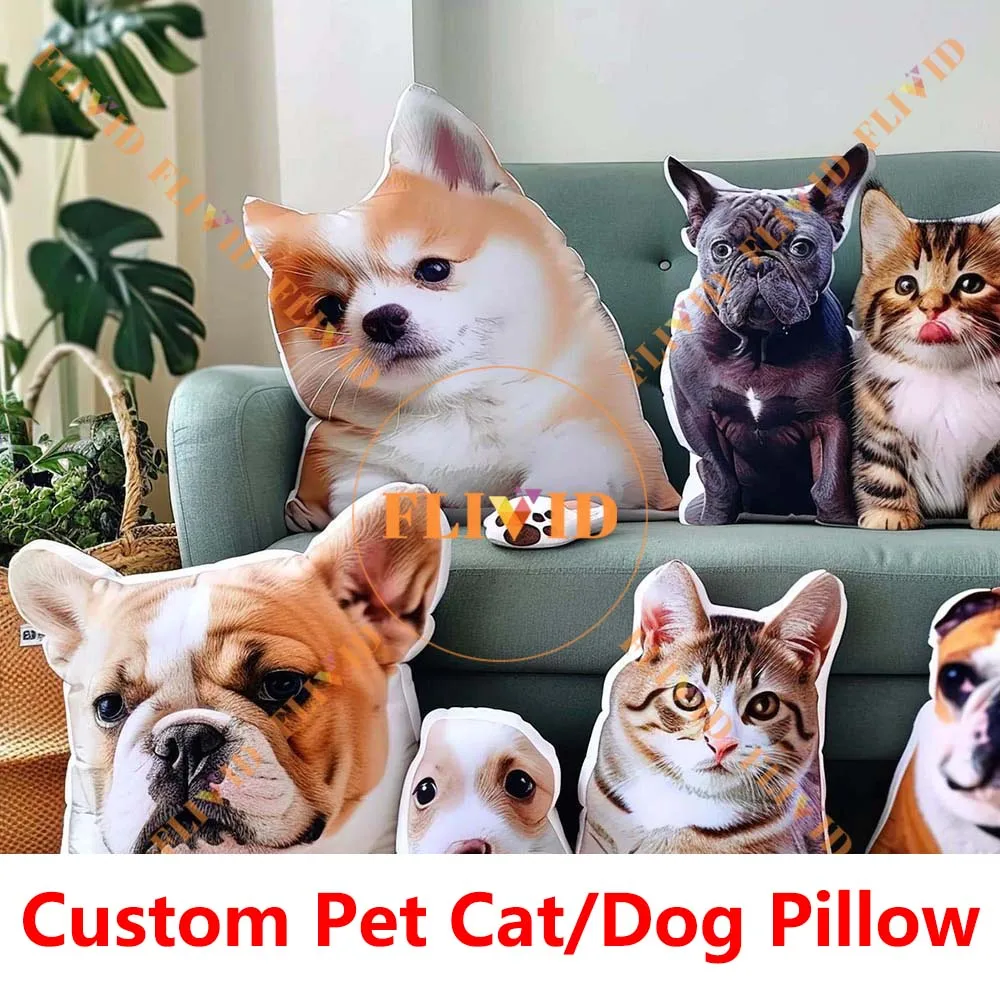 Personalized 3D Pet Photo Pillow Custom Dog/Cat Animals Pillow Creative Gift Sofa Throw Pillow Animal Lover Memorial Cushion
Personalized 3D Pet Photo Pillow Custom Dog/Cat Animals Pillow Creative Gift Sofa Throw Pillow Animal Lover Memorial Cushion