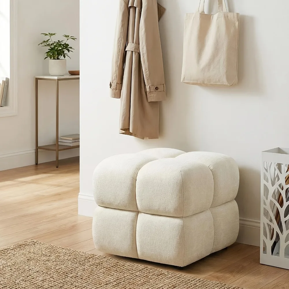 A Stylish Oversized Storage Ottoman with Storage Function, an Up- Square Cushioned Footstool
A Stylish Oversized Storage Ottoman with Storage Function, an Up- Square Cushioned Footstool