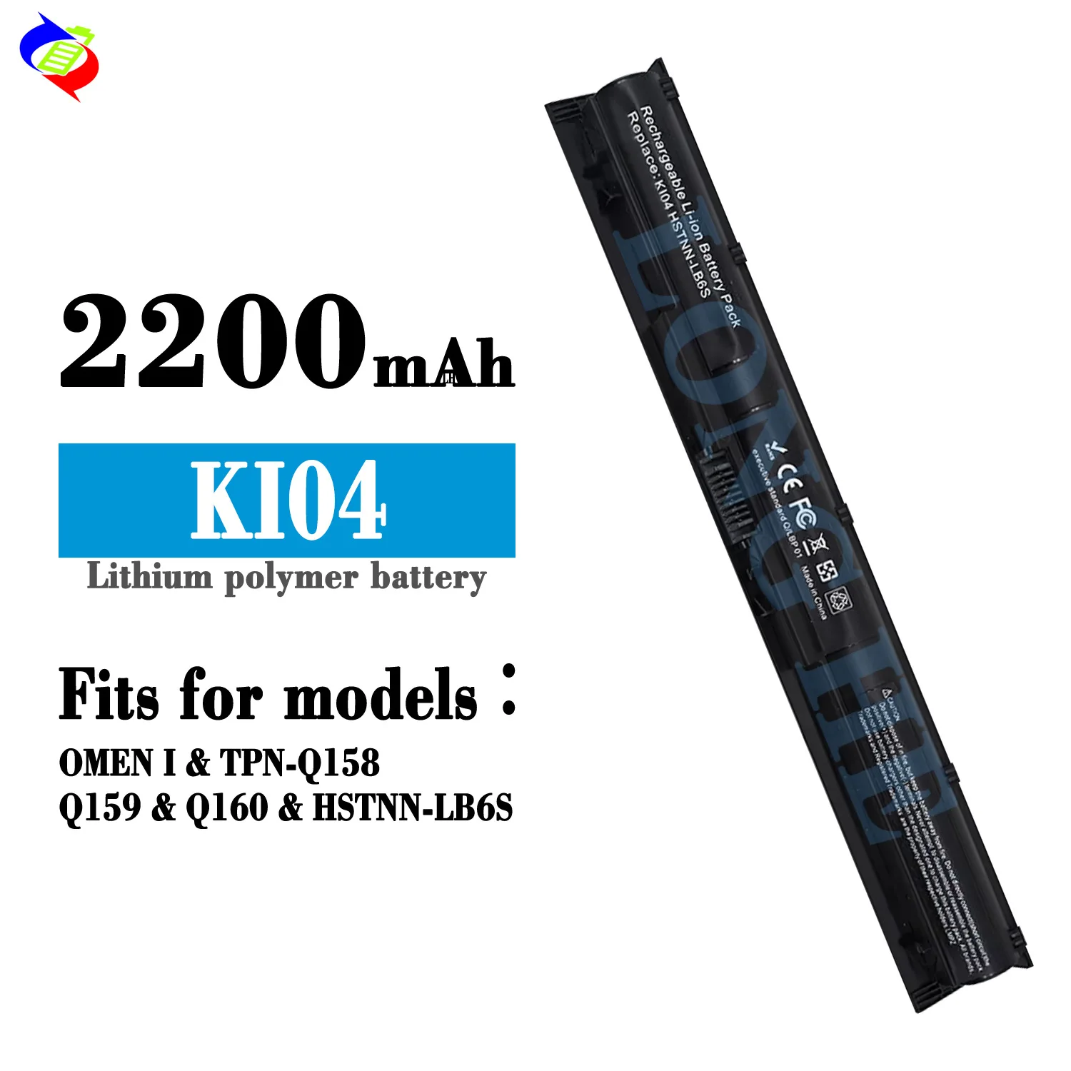 KI04 K104 Laptop Battery For HP Pavilion 14 15 Series N2L84AA 800049-001 HSTNN-DB6T LB6R LB6S LB6T TPN-Q158 TPN-Q159 +Free Tools
KI04 K104 Laptop Battery For HP Pavilion 14 15 Series N2L84AA 800049-001 HSTNN-DB6T LB6R LB6S LB6T TPN-Q158 TPN-Q159 +Free Tools