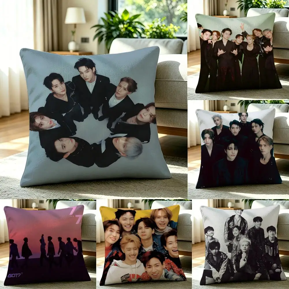 G-GOT7 Cushion Cover Natural Linen Pillowcase Set, All-in-One Decor for Sofa, Bedroom & Chair
G-GOT7 Cushion Cover Natural Linen Pillowcase Set, All-in-One Decor for Sofa, Bedroom & Chair
