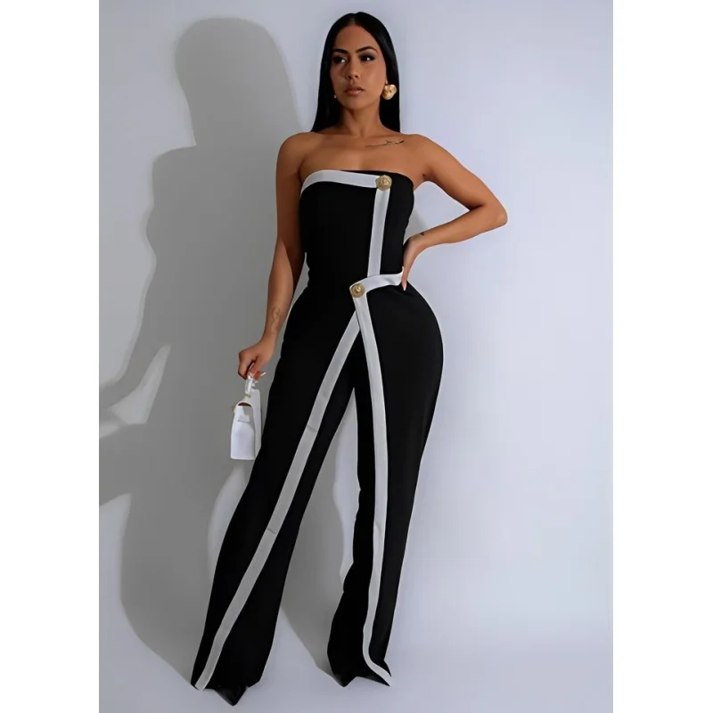 Черный, белый женский комбинезон, платье для выпускного вечера, сексуальные длинные брюки без бретелек без рукавов, праздничное платье, осенний повседневный халат на день рождения, брюки
Черный, белый женский комбинезон, платье для выпускного вечера, сексуальные длинные брюки без бретелек без рукавов, праздничное платье, осенний повседневный халат на день рождения, брюки