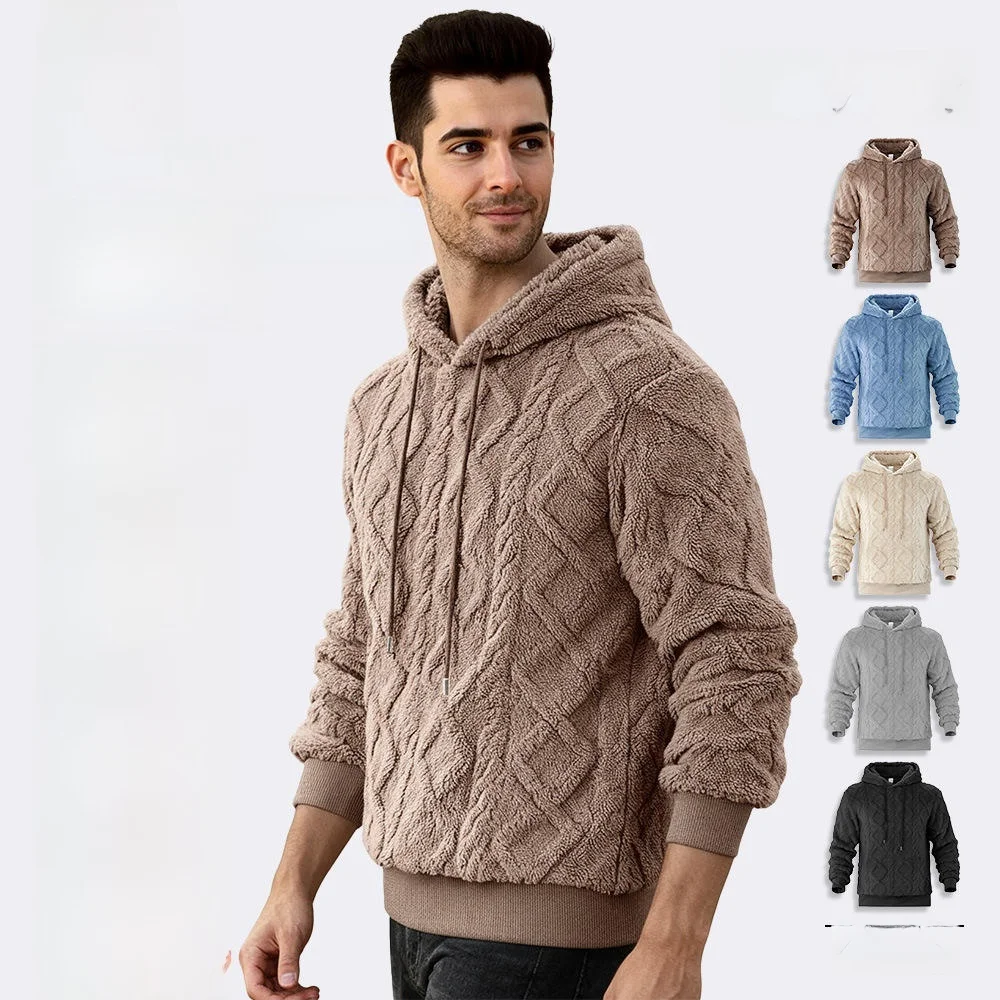 Men's Hoodie Sweatshirt Thickened Fleece Sports Casual Overhead Large Size Autumn Winter Polyester Fiber Non-deformable
Men's Hoodie Sweatshirt Thickened Fleece Sports Casual Overhead Large Size Autumn Winter Polyester Fiber Non-deformable