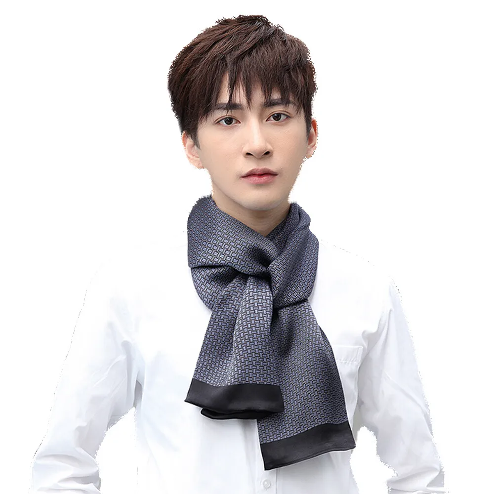FEIMANYUANMen 100% Silk Scarf Double Layer Long Neckerchief Office Business Square Grid
FEIMANYUANMen 100% Silk Scarf Double Layer Long Neckerchief Office Business Square Grid