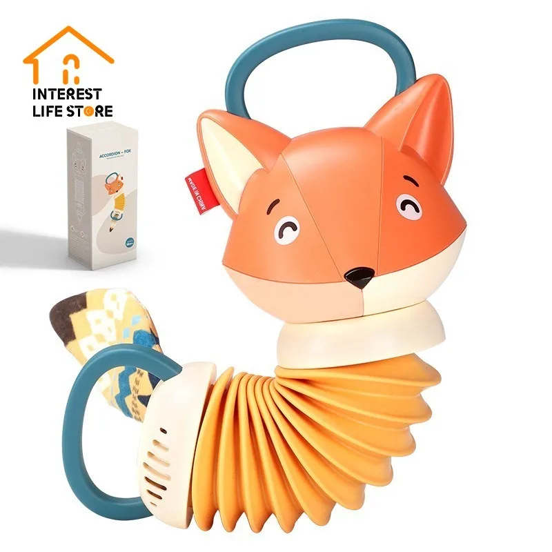 Cartoon Animal Accordion Fox Educational Baby Toy Toddler Early Education Music Learning Children Birthday Gifts Party Supplies
Cartoon Animal Accordion Fox Educational Baby Toy Toddler Early Education Music Learning Children Birthday Gifts Party Supplies