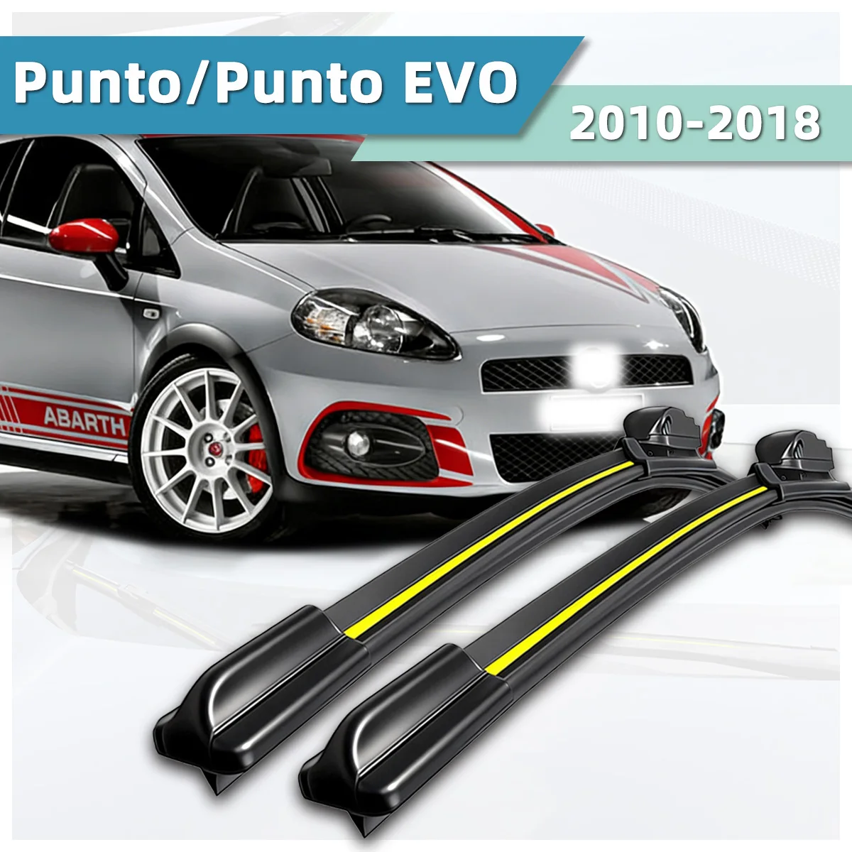 2PCS Car Windshield Wiper Fit For Abarth Punto/Punto EVO (2010-2018) Natural Rubber Strip Boneless Car Front Wiper Auto Parts
2PCS Car Windshield Wiper Fit For Abarth Punto/Punto EVO (2010-2018) Natural Rubber Strip Boneless Car Front Wiper Auto Parts