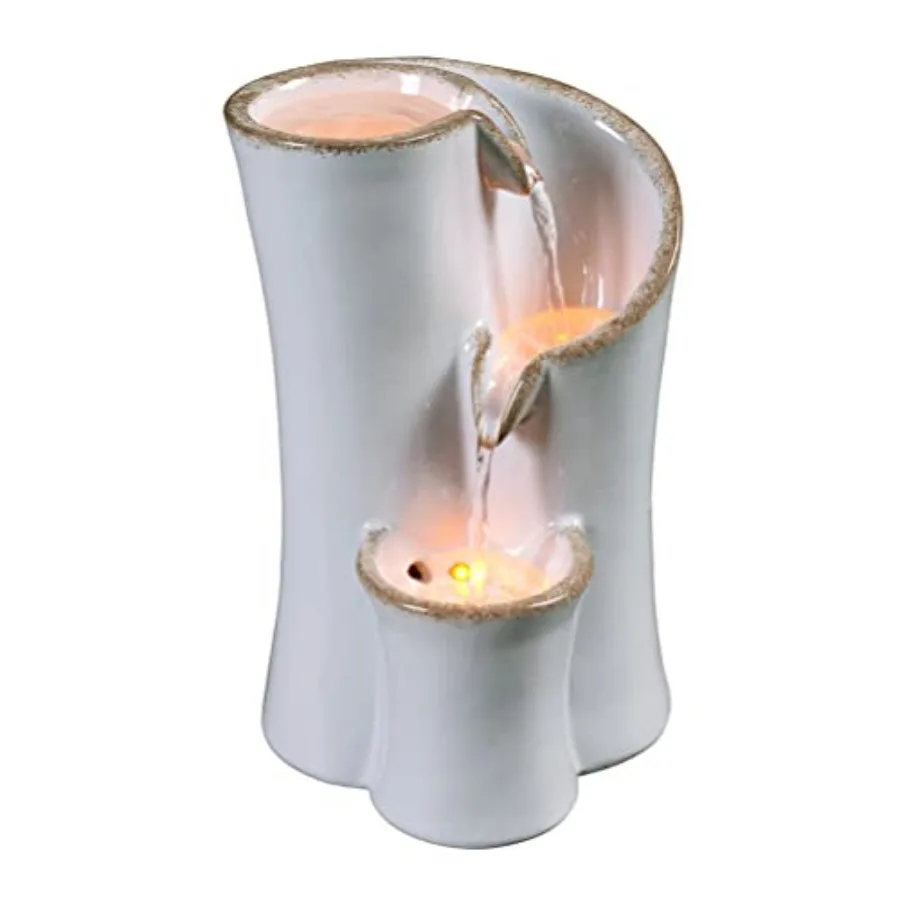 Haobos Indoor Water Fountain Imitation Ceramics Appearance Tabletop Fountain Relaxation Desktop Waterfall w/ 3 Reflective led 9
Haobos Indoor Water Fountain Imitation Ceramics Appearance Tabletop Fountain Relaxation Desktop Waterfall w/ 3 Reflective led 9