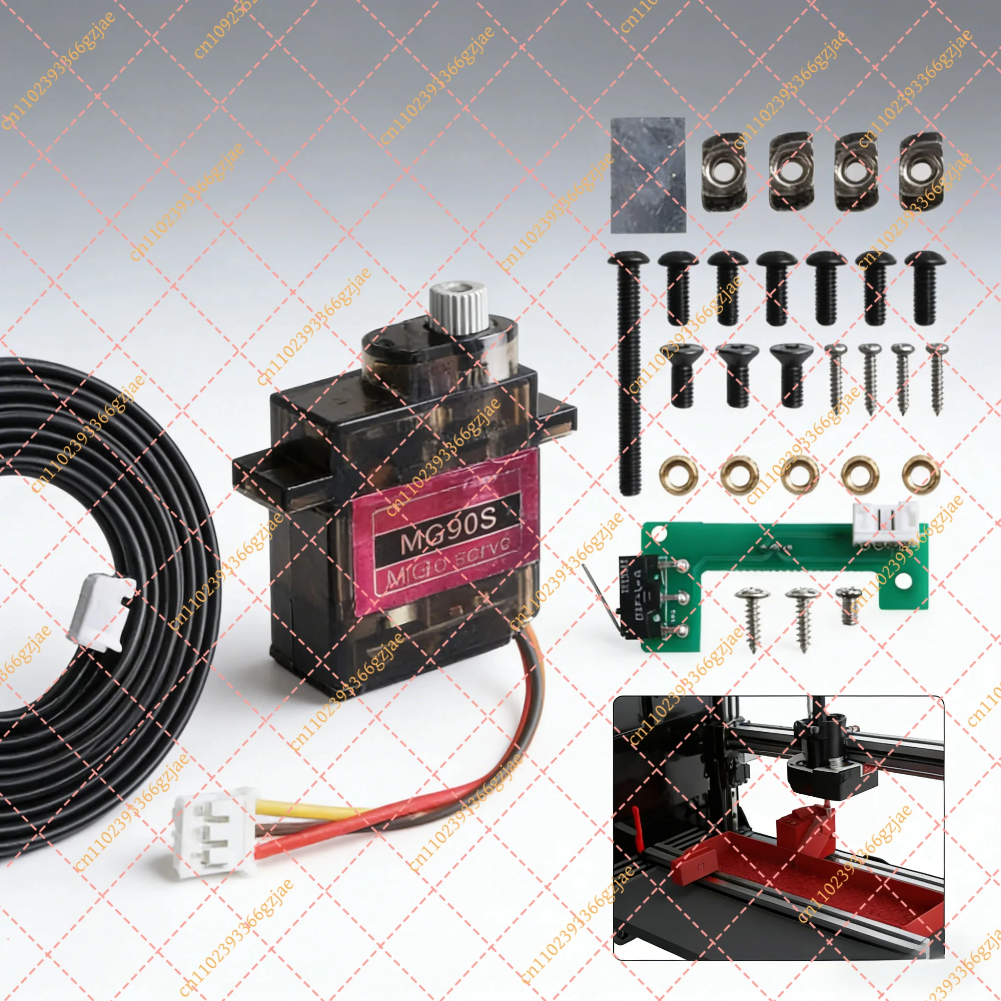 Suitable for VORON 2.4 Blobifier Extrusion Waste Cleaner Collector Kit
Suitable for VORON 2.4 Blobifier Extrusion Waste Cleaner Collector Kit