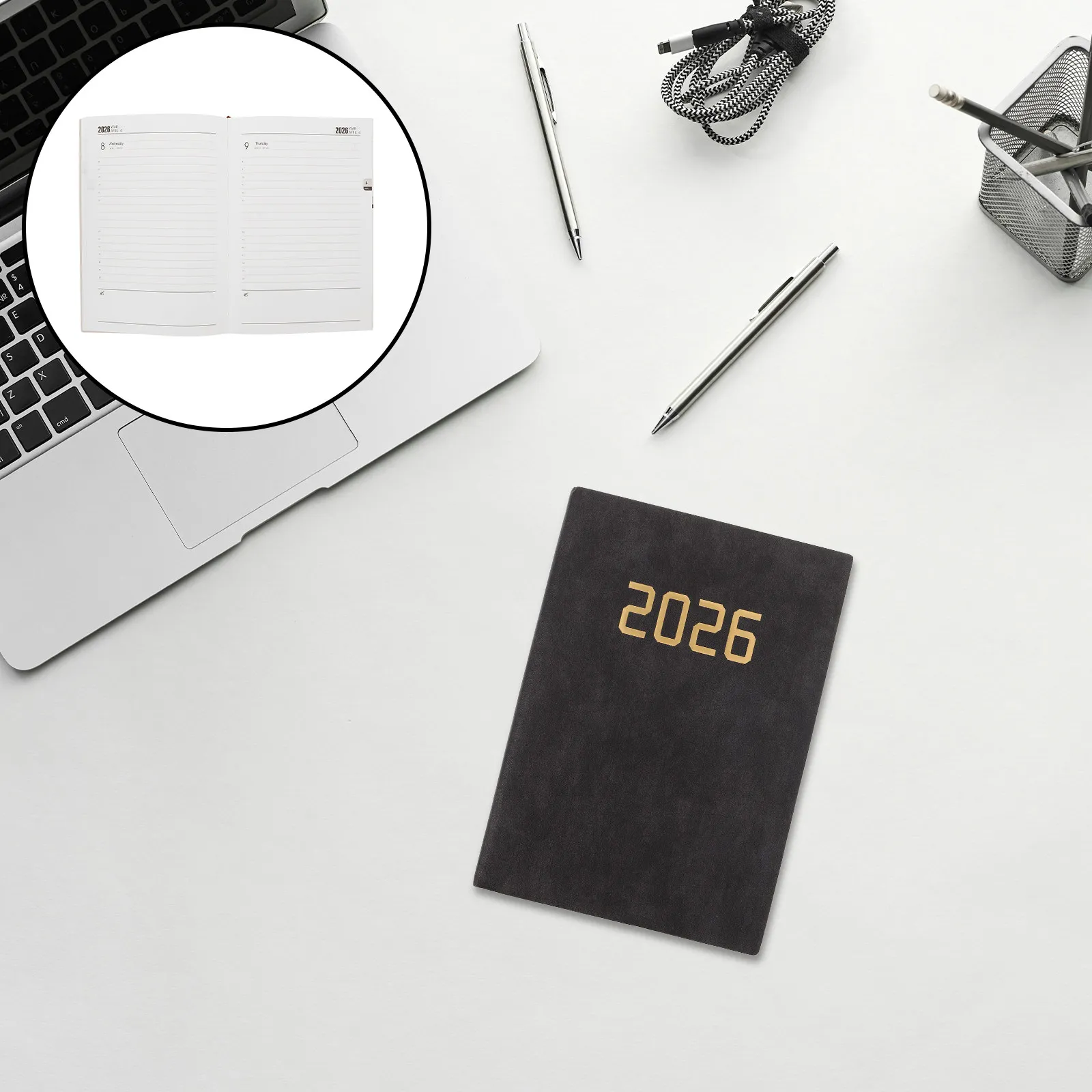 Ежедневник-планер А5 на 2026 год с обложкой из ПУ, датированный, для ежедневных задач, записей встреч, годовой организации распорядка дня для студентов
Ежедневник-планер А5 на 2026 год с обложкой из ПУ, датированный, для ежедневных задач, записей встреч, годовой организации распорядка дня для студентов