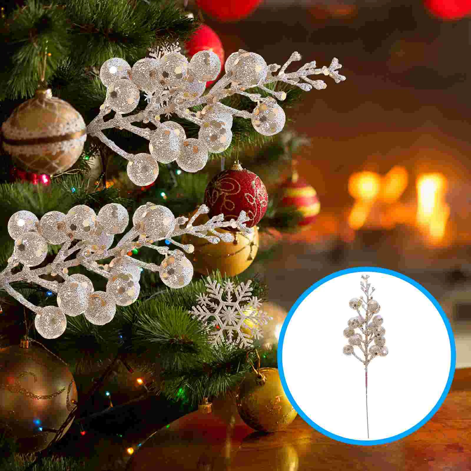 10 Pcs Christmas Imitation Berries Artificial Plants & Flowers Berry Garland Fake Glitter Wreath Decorations Tree Picks
10 Pcs Christmas Imitation Berries Artificial Plants & Flowers Berry Garland Fake Glitter Wreath Decorations Tree Picks