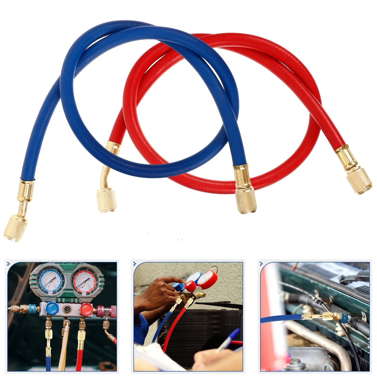 2pcs Refrigerant Recharge For Car Air Conditioner Fluoride Adding Tube Tool Ac Charging Hose Kit Refrigerant Filling Hose
2pcs Refrigerant Recharge For Car Air Conditioner Fluoride Adding Tube Tool Ac Charging Hose Kit Refrigerant Filling Hose
