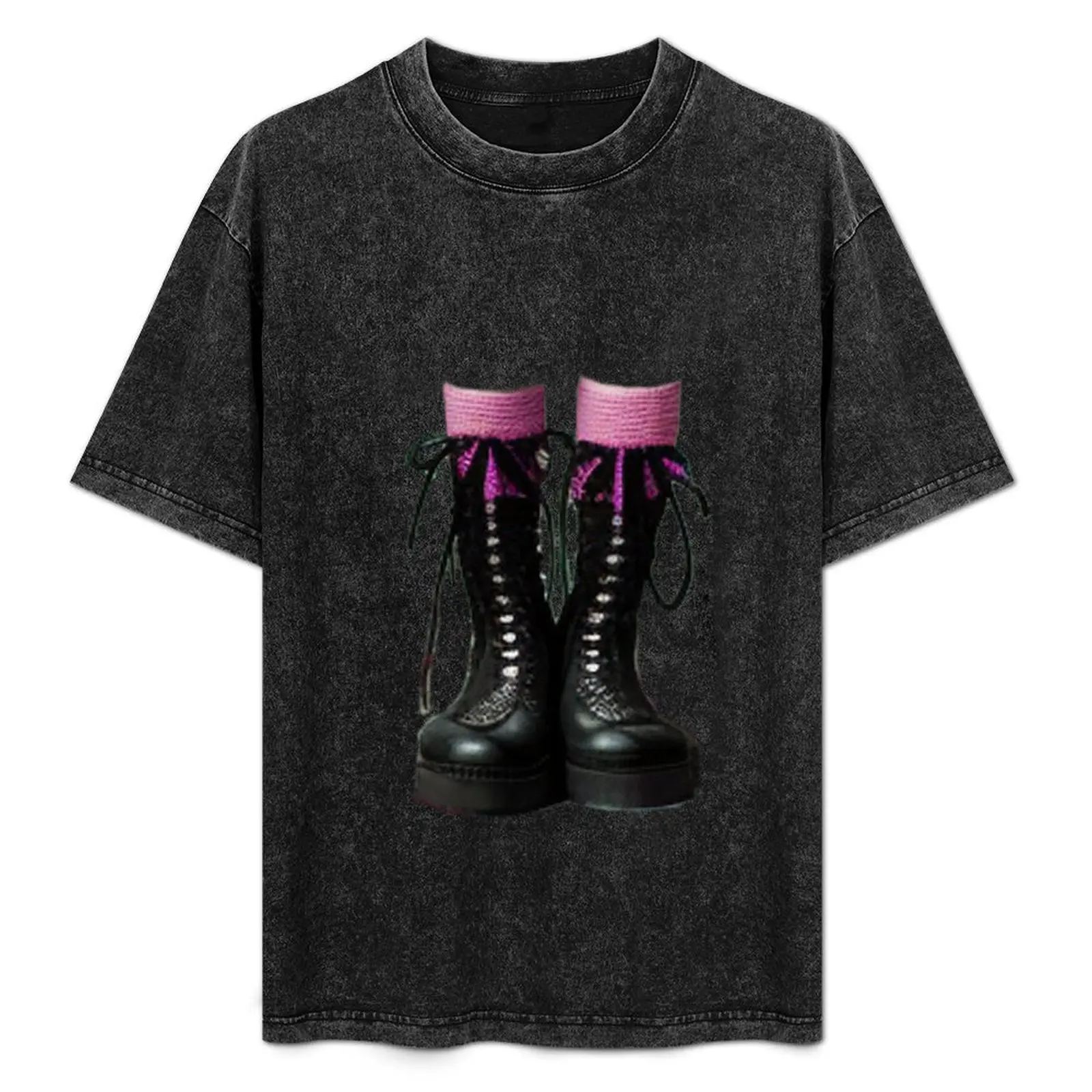 gothic punk combat boots and socks T-Shirt Large Size Casual Short Sleeve Top
gothic punk combat boots and socks T-Shirt Large Size Casual Short Sleeve Top