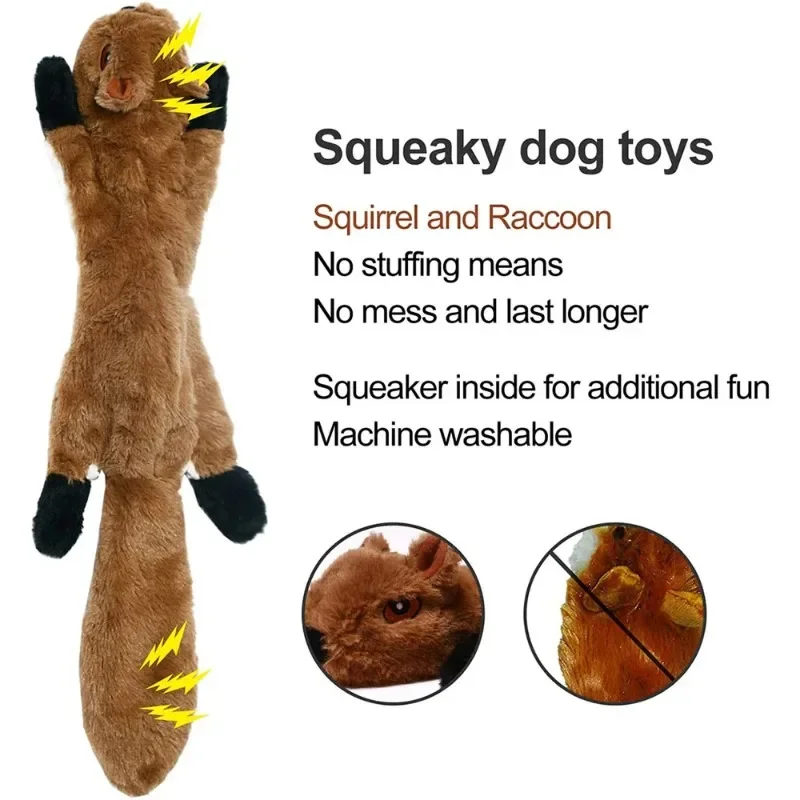 Funny Simulated Animal No Stuffing Dog Toy with Squeakers Durable Stuffingless Plush Squeaky Dog Chew Toy Crinkle Pet Squeak Toy
Funny Simulated Animal No Stuffing Dog Toy with Squeakers Durable Stuffingless Plush Squeaky Dog Chew Toy Crinkle Pet Squeak Toy