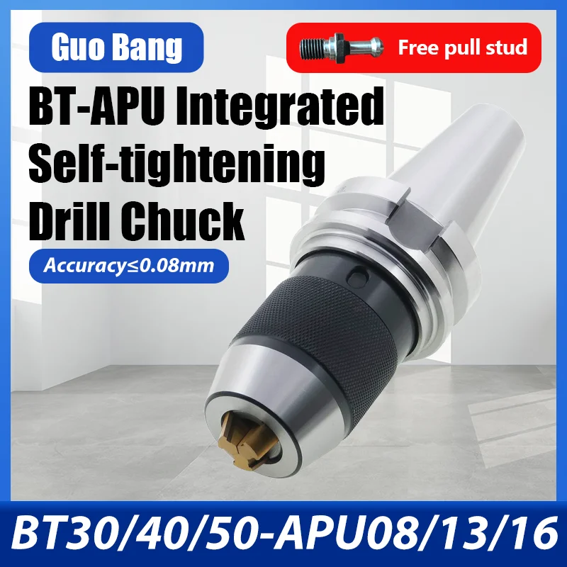 BT30 BT40 BT50 Drilling chuck holder APU08 APU13 APU16 APU integrated self tightening drilling chuck tool holder
BT30 BT40 BT50 Drilling chuck holder APU08 APU13 APU16 APU integrated self tightening drilling chuck tool holder