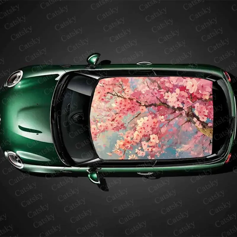Pink Cherry Blossoms Print Car Roof Sticker Wrap Racing SUV Auto Accessories Packaging PVC Car Hood Graphic Decal Decoration
Pink Cherry Blossoms Print Car Roof Sticker Wrap Racing SUV Auto Accessories Packaging PVC Car Hood Graphic Decal Decoration