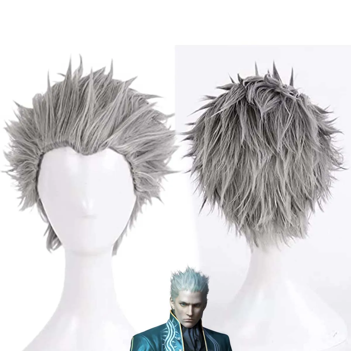 Men Game Devil May Cry 5 Cos Vergil Cosplay Short Gray Hair Heat Resistant Wig
Men Game Devil May Cry 5 Cos Vergil Cosplay Short Gray Hair Heat Resistant Wig