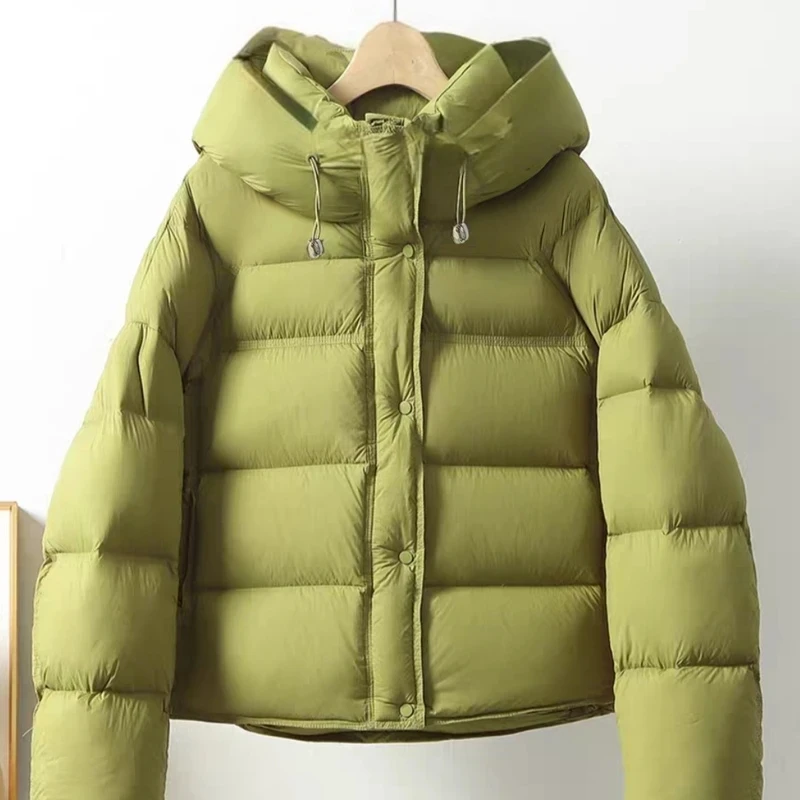 Women Winter Short Cotton Coat 2025 New Women Warm Thick Cotton Padded Jacket Korean Loose Hooded Short Parka Coat Women Outwear
Women Winter Short Cotton Coat 2025 New Women Warm Thick Cotton Padded Jacket Korean Loose Hooded Short Parka Coat Women Outwear