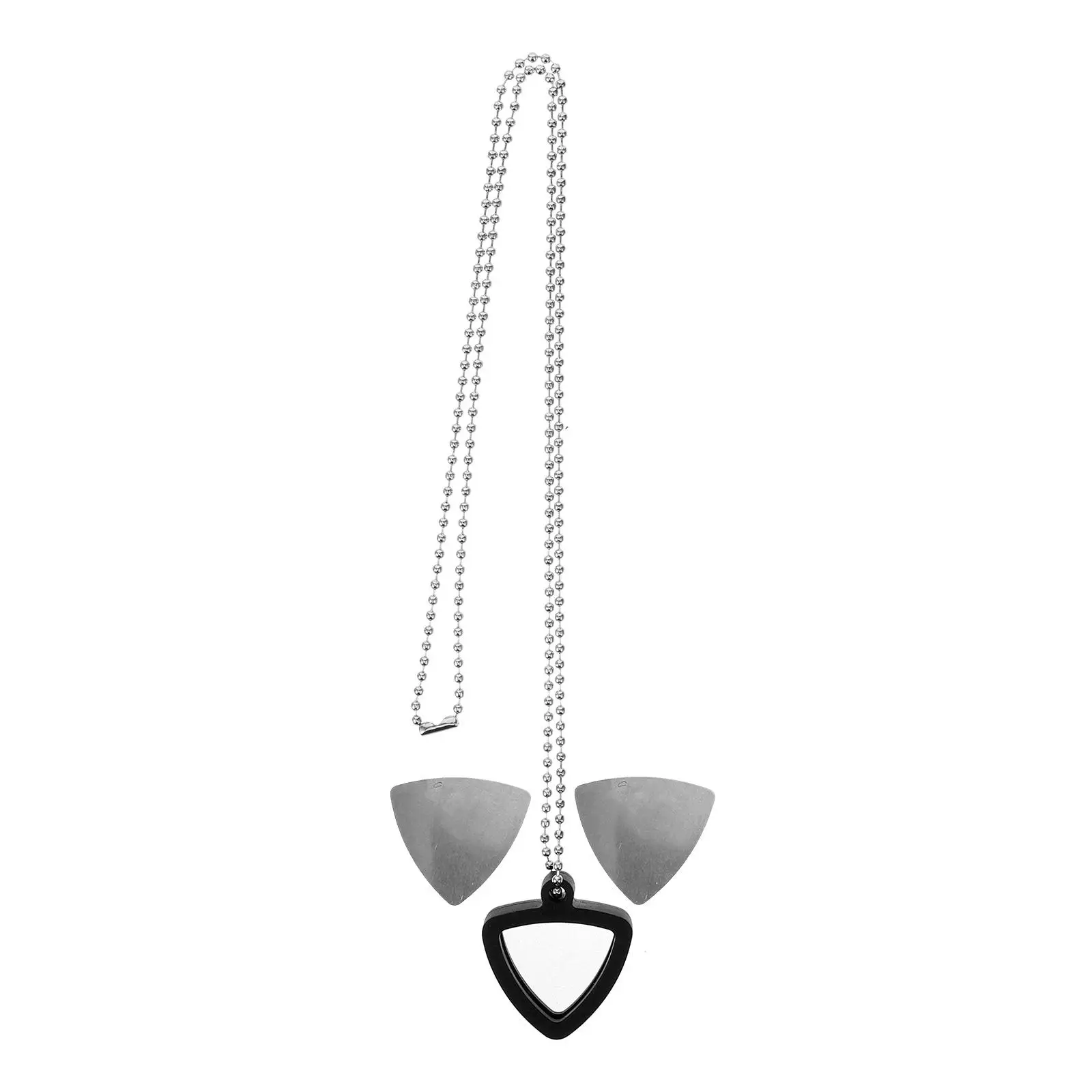 Guitar Pick Necklace Holder 2 Stainless Steel Picks Silicone Cover Organizer Portable Outdoor Guitar Parts Accessories
Guitar Pick Necklace Holder 2 Stainless Steel Picks Silicone Cover Organizer Portable Outdoor Guitar Parts Accessories