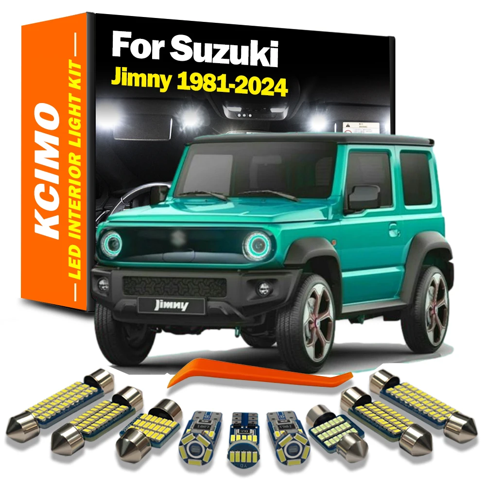 Kcimo LED Bulbs Interior Map Dome License Plate Light Kit For Suzuki Jimny 1981- 2019 2020 2021 2022 2023 2024 Car Accessories
Kcimo LED Bulbs Interior Map Dome License Plate Light Kit For Suzuki Jimny 1981- 2019 2020 2021 2022 2023 2024 Car Accessories