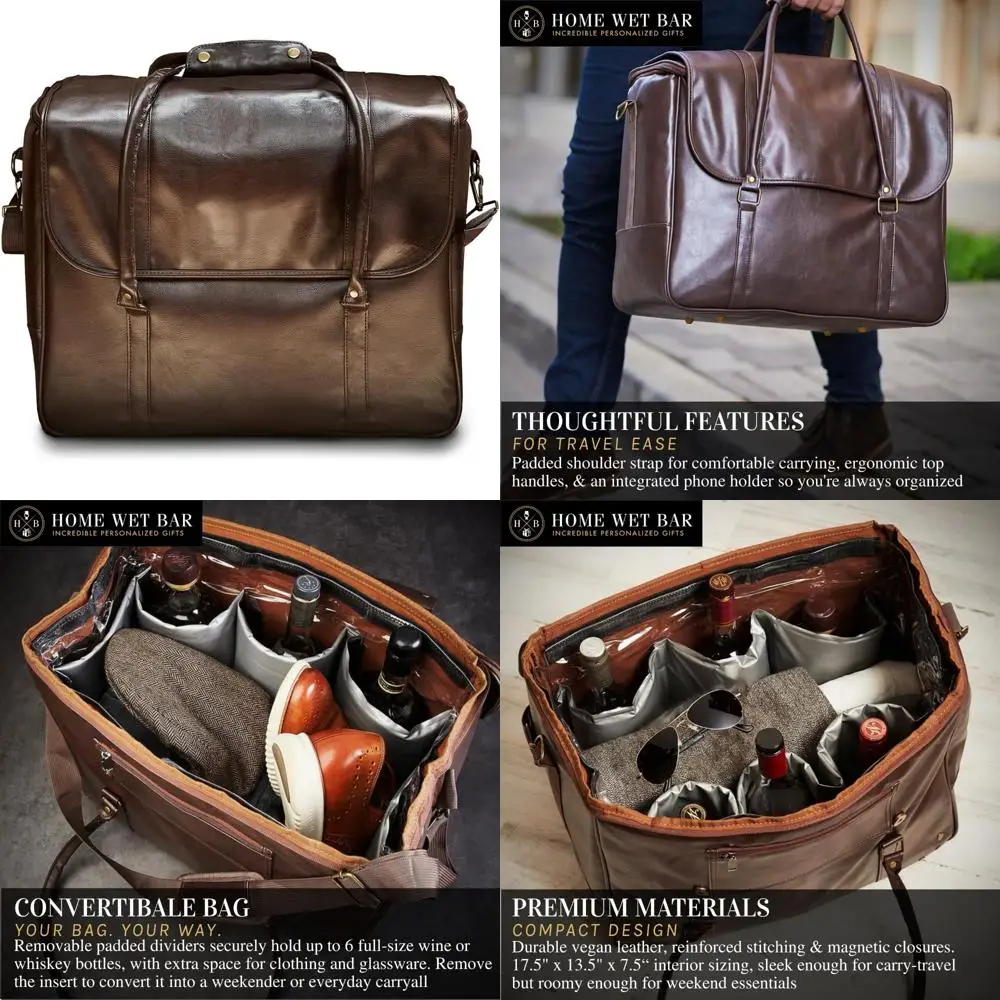 Настраиваемая водонепроницаемая изолированная переноска для бутылок виски из веганской кожи и дорожная сумка Weekender для идеальных побегов выходного дня
Настраиваемая водонепроницаемая изолированная переноска для бутылок виски из веганской кожи и дорожная сумка Weekender для идеальных побегов выходного дня