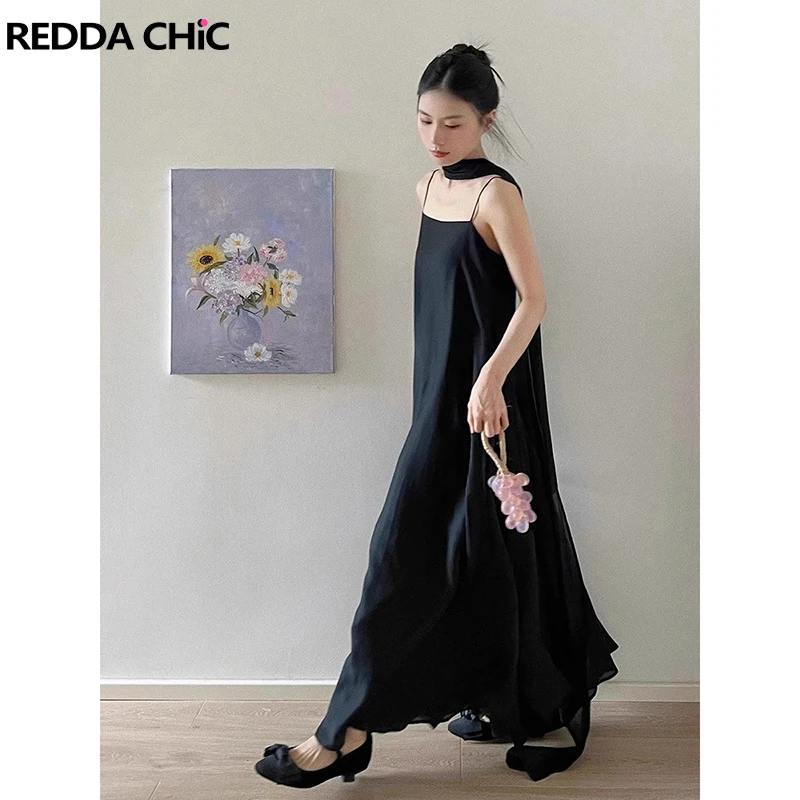 ReddaChic Базовое однотонное женское платье-бретелька с шарфом и вырезом без рукавов, свободное длинное платье с драпировкой, элегантная одежда для свадебных гостей
ReddaChic Базовое однотонное женское платье-бретелька с шарфом и вырезом без рукавов, свободное длинное платье с драпировкой, элегантная одежда для свадебных гостей