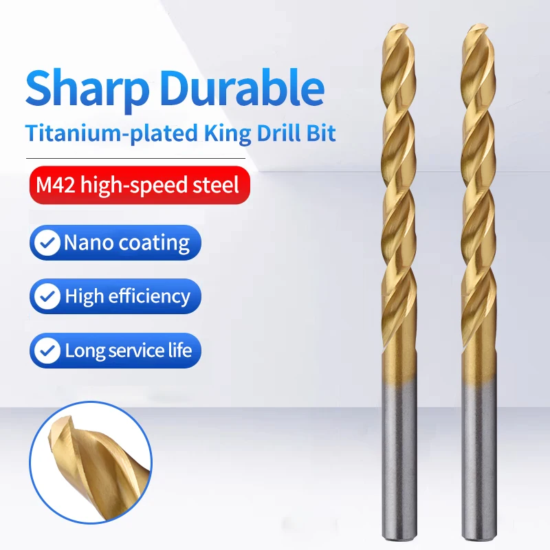 UT TAP HSS-Co8 DIN 338 Straight Shank Cobalt Twist Drill 1 2 3 4 5 6 7 8 9 10 11 12 13 mm Drills Bit For Stainless Steel
UT TAP HSS-Co8 DIN 338 Straight Shank Cobalt Twist Drill 1 2 3 4 5 6 7 8 9 10 11 12 13 mm Drills Bit For Stainless Steel