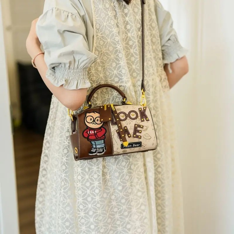 Bag Cartoon Little Bear Printing Cute Handbag New Pattern Fashion Versatile Single Shoulder Crossbody Bag Delicate PU
Bag Cartoon Little Bear Printing Cute Handbag New Pattern Fashion Versatile Single Shoulder Crossbody Bag Delicate PU