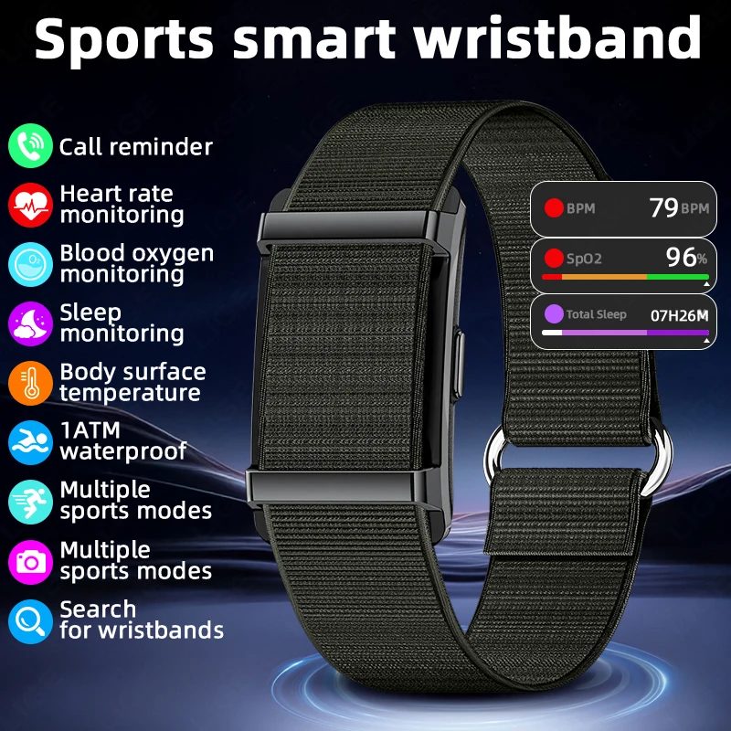 LIGE No Screen Smart Watch Sports Outdoors Fitness Heart Rate Monitor 1ATM Waterproof Men Smart Bracelet For Andrio IOS 2026 New
LIGE No Screen Smart Watch Sports Outdoors Fitness Heart Rate Monitor 1ATM Waterproof Men Smart Bracelet For Andrio IOS 2026 New