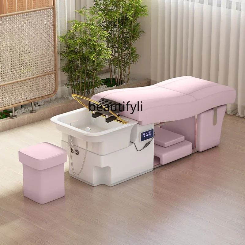 Intelligent Water Circulation Head Treatment Fumigation Shampoo Chair Beauty Ear Cleaning Massage Couch Barber Shop
Intelligent Water Circulation Head Treatment Fumigation Shampoo Chair Beauty Ear Cleaning Massage Couch Barber Shop