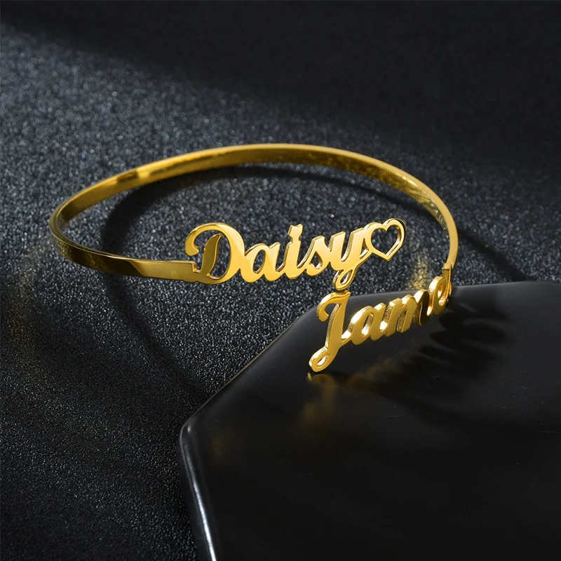 Custom Big Name Bracelet Personalized Heart Pearl Names Bangles Women Men Stainless Steel Jewelry Accessories Gift
Custom Big Name Bracelet Personalized Heart Pearl Names Bangles Women Men Stainless Steel Jewelry Accessories Gift