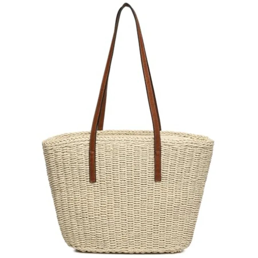 Women's Shoulder Handbags Beach Chic Tote Purse Leisure Vacation Hobo Bag with Zipper Closure
Women's Shoulder Handbags Beach Chic Tote Purse Leisure Vacation Hobo Bag with Zipper Closure