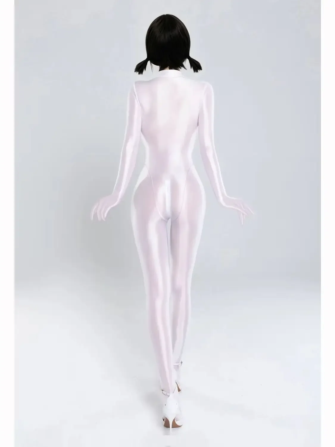 Glossy Shiny Five Fingers Bodysuit Women Catsuit Yoga Shapping Leggings Zipper Crotch Bodysuit Tights Maid Leotard
Glossy Shiny Five Fingers Bodysuit Women Catsuit Yoga Shapping Leggings Zipper Crotch Bodysuit Tights Maid Leotard
