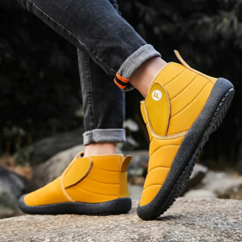Snow Boots for Men Slip-On Winter Shoes Man Anti Waterproof Fashion Thick Plush Fleece Brands Luxury Outdoor Hiking Casual Offer
Snow Boots for Men Slip-On Winter Shoes Man Anti Waterproof Fashion Thick Plush Fleece Brands Luxury Outdoor Hiking Casual Offer
