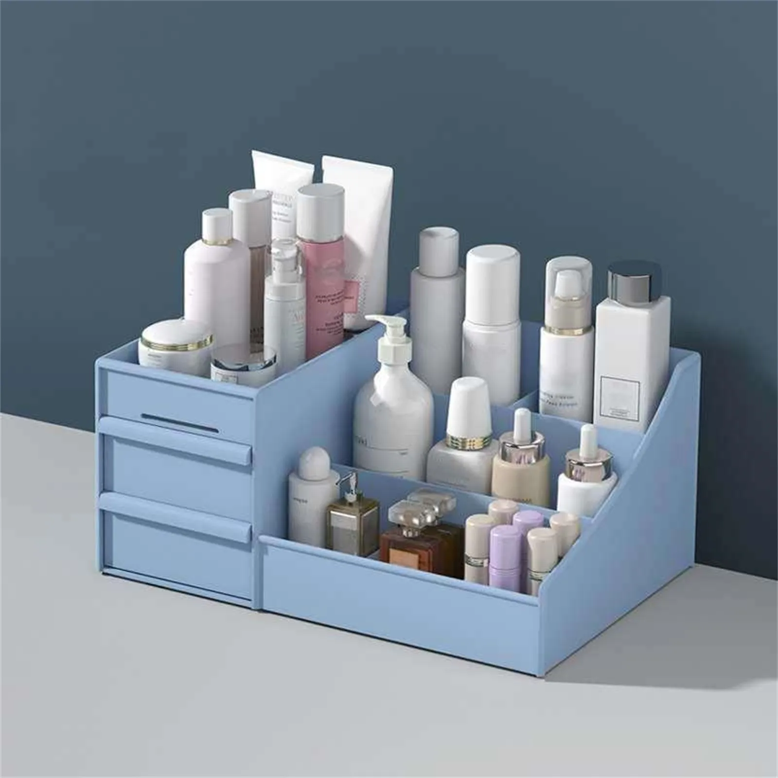 Cosmetic Display Case Desk Storage Box with Clear Drawers Large Capacity Makeup Brush Organizer For Bathroom Desktop
Cosmetic Display Case Desk Storage Box with Clear Drawers Large Capacity Makeup Brush Organizer For Bathroom Desktop