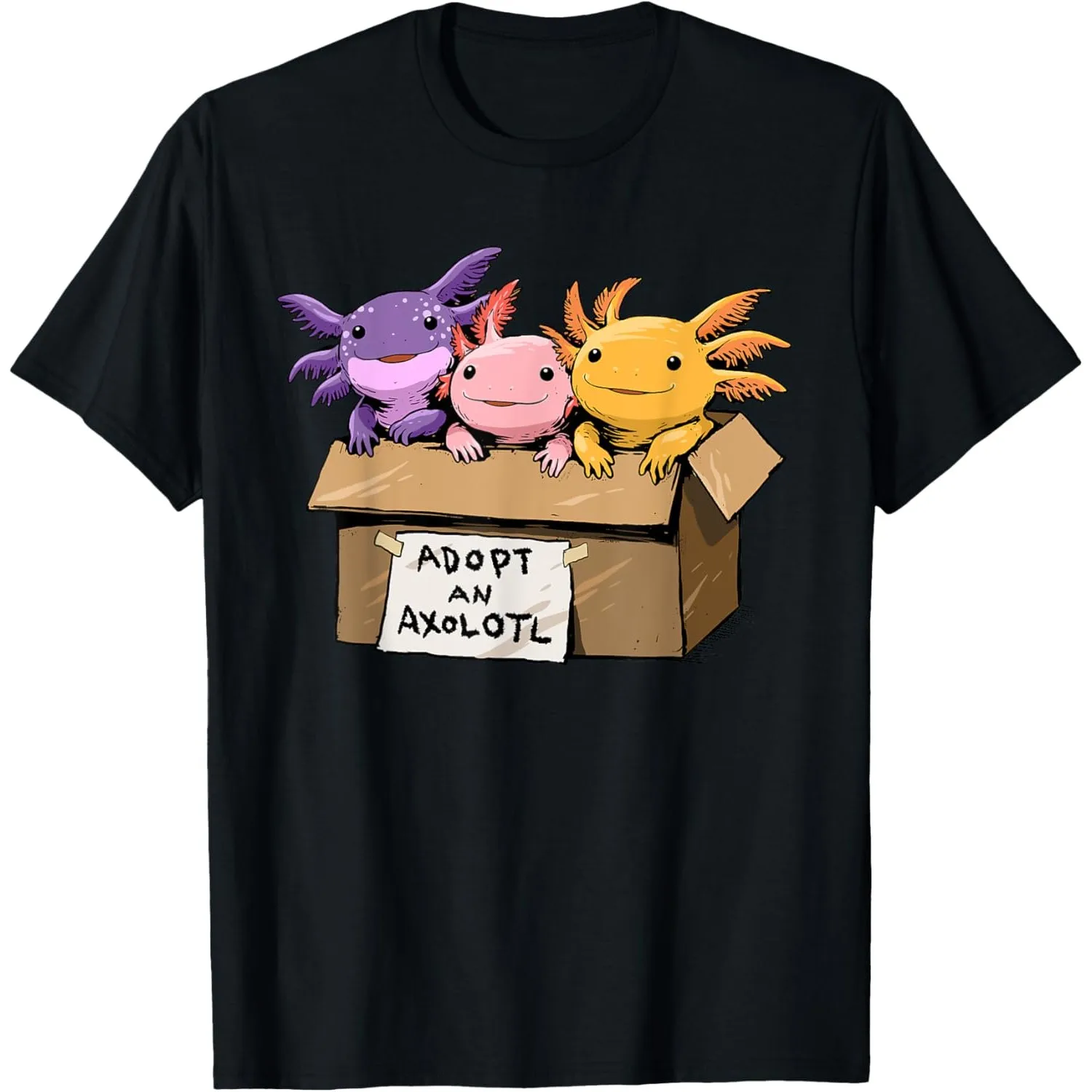 Adopt An Axolotl Funny Graphic Tee Cute Kawaii Amphibian Lover Men Cotton T-Shirt
Adopt An Axolotl Funny Graphic Tee Cute Kawaii Amphibian Lover Men Cotton T-Shirt