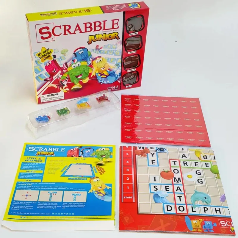 Gaming Scrabble Junior Board Game Family Educational Word Learning Toys for Kids Words Classroom Gifts
Gaming Scrabble Junior Board Game Family Educational Word Learning Toys for Kids Words Classroom Gifts