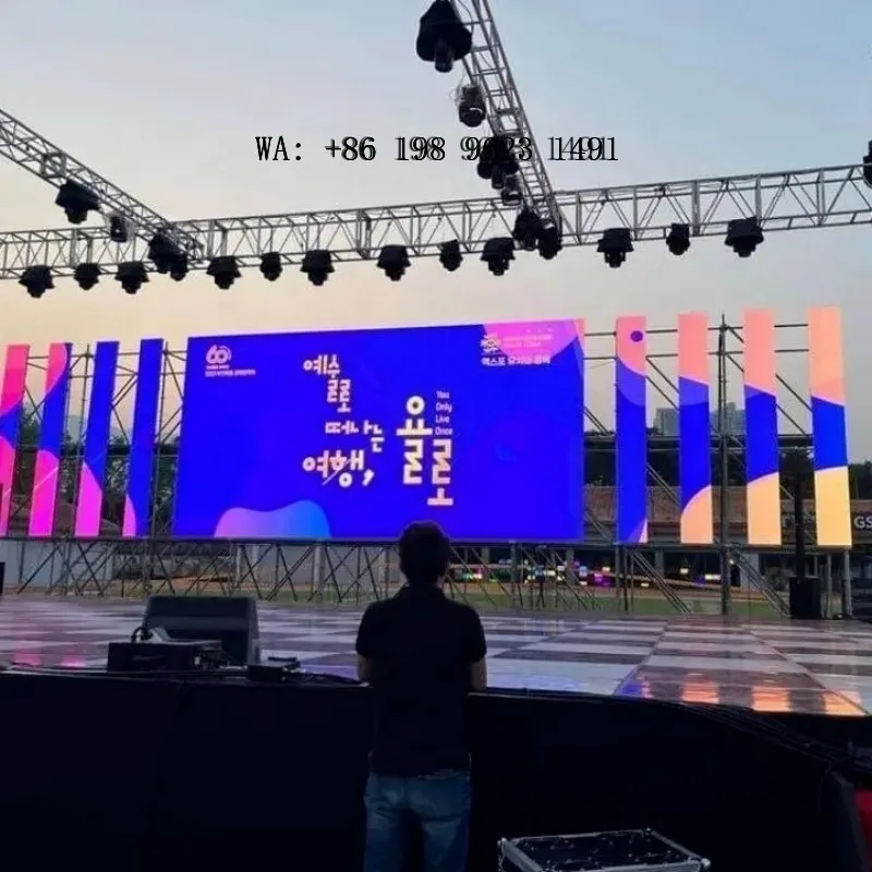 P3.91 Outdoor Full Color LED Screen High Brightness Waterproof Panel for Outdoor Commercial Street Advertising Billboard Display
P3.91 Outdoor Full Color LED Screen High Brightness Waterproof Panel for Outdoor Commercial Street Advertising Billboard Display