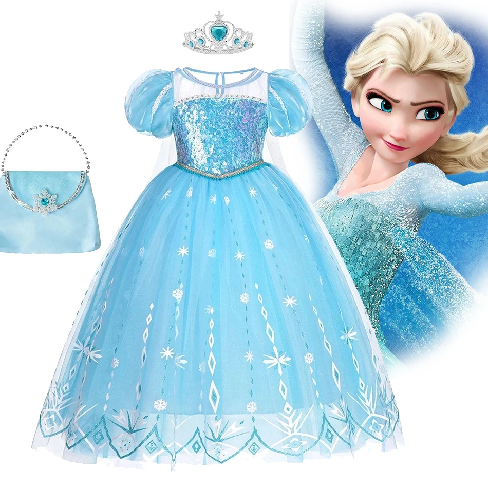 Elsa Costume Frozen Anna Dress Snow Queen Fancy Cosplay Dance Party Tutu Elegant Toddler Dress Up Carnival Clothes 2-10Years
Elsa Costume Frozen Anna Dress Snow Queen Fancy Cosplay Dance Party Tutu Elegant Toddler Dress Up Carnival Clothes 2-10Years