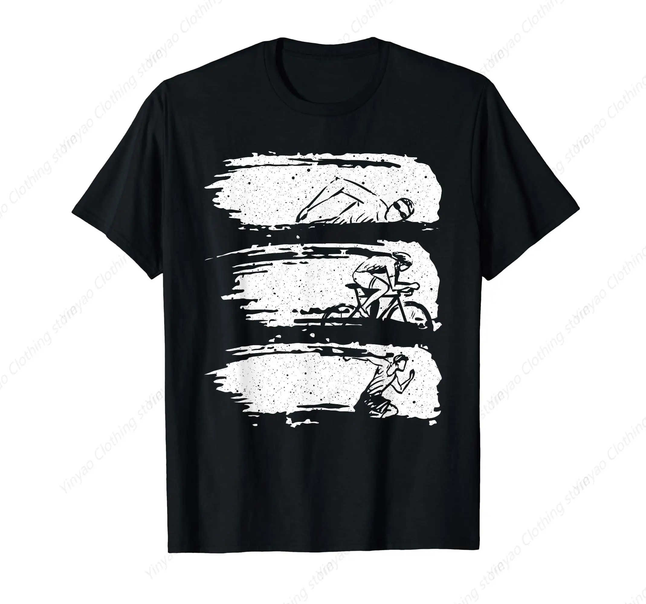 Fun Triathlon Printed Shirt Swimming Bicycle Running Design Men's and Women's Triathlon T-shirts Cotton Casual
Fun Triathlon Printed Shirt Swimming Bicycle Running Design Men's and Women's Triathlon T-shirts Cotton Casual