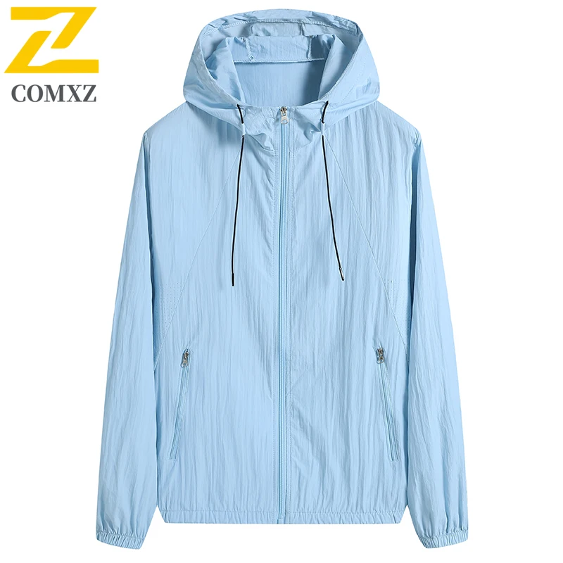 Men's Outdoor Sports Sunscreen Suit Summer Casual Lightweight Breathable UV Protection Hooded Coat Zipper Pocket Fishing Top
Men's Outdoor Sports Sunscreen Suit Summer Casual Lightweight Breathable UV Protection Hooded Coat Zipper Pocket Fishing Top