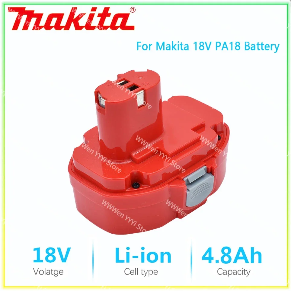 PA18 4800 мАч Makita 18 в 6800 мАч 9800 мАч Ni-MH батарея для замены Makita 18 в PA18 1822 1823 1833 1834 1835F 1835-1 192828-9
PA18 4800 мАч Makita 18 в 6800 мАч 9800 мАч Ni-MH батарея для замены Makita 18 в PA18 1822 1823 1833 1834 1835F 1835-1 192828-9