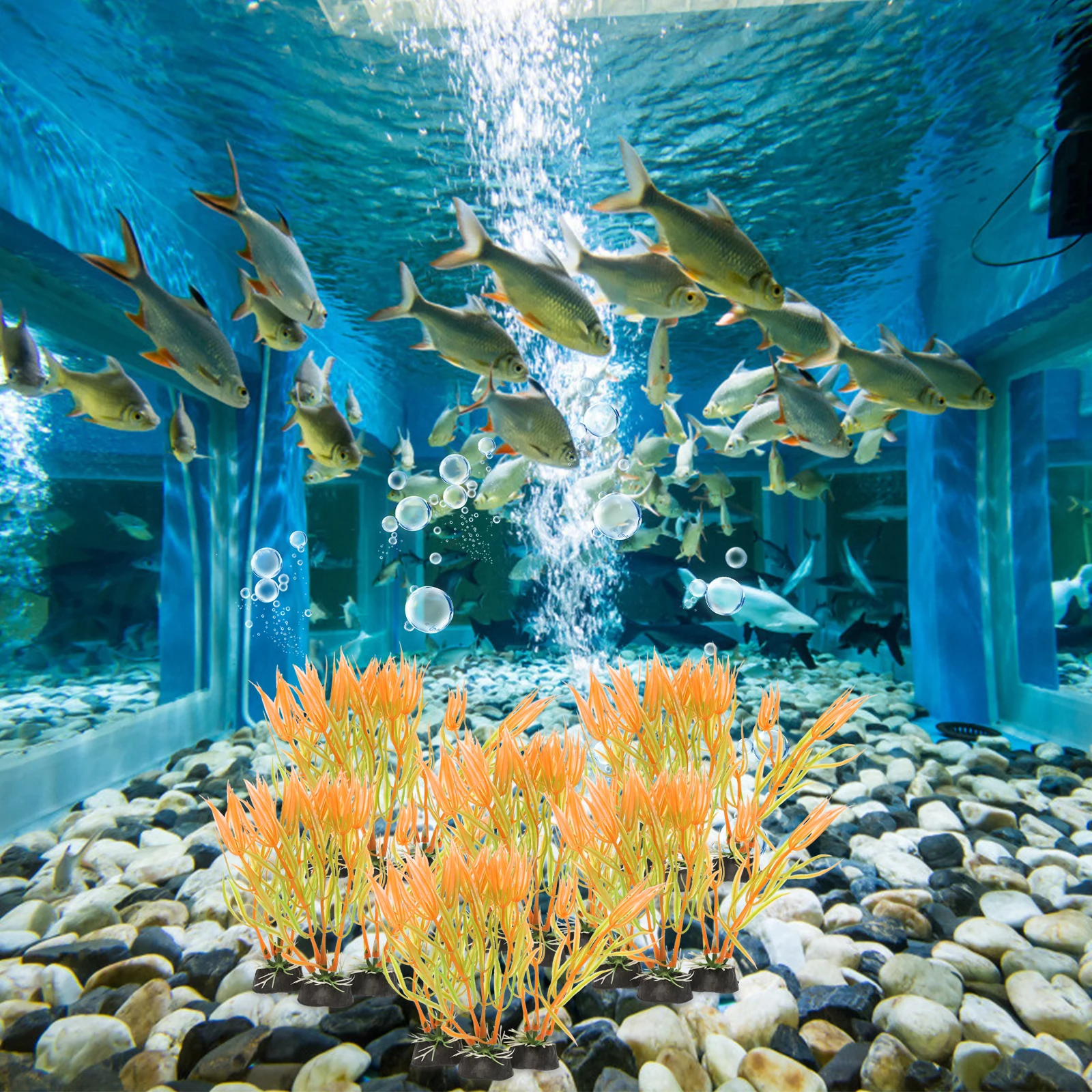 Artificial Aquarium Plants Decorations Plastic Underwater Plant Figurines Fish Tank naments Betta Decor L scape Pet Supplies
Artificial Aquarium Plants Decorations Plastic Underwater Plant Figurines Fish Tank naments Betta Decor L scape Pet Supplies