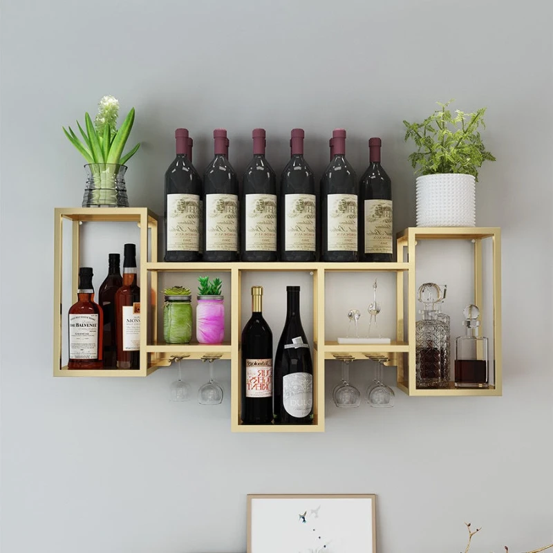 Wrought iron wall-mounted restaurant wall-mounted wine rack cabinet creative decoration household rack
Wrought iron wall-mounted restaurant wall-mounted wine rack cabinet creative decoration household rack