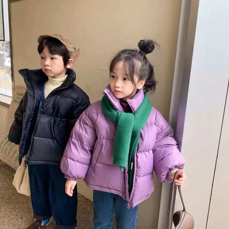 Kids Coat 2023 New Autumn Winter Korean Fashion Style Down Jacket Baby Heavy Short Bread Cotton Solid Stand Collar Jacket
Kids Coat 2023 New Autumn Winter Korean Fashion Style Down Jacket Baby Heavy Short Bread Cotton Solid Stand Collar Jacket