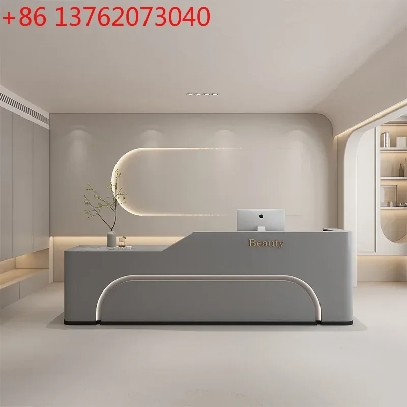 Modern Reception Corner Counter Counter Cash Shop Pulpit For Church Point Makeup Desk Salon Reception Beauty Salon Furniture
Modern Reception Corner Counter Counter Cash Shop Pulpit For Church Point Makeup Desk Salon Reception Beauty Salon Furniture