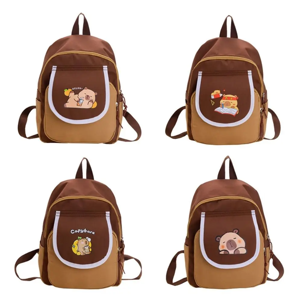 New Nylon Capybara Backpack Large Capacity Capybara Shoulders Bag Waterproof Lightweight Schoolbag Children
New Nylon Capybara Backpack Large Capacity Capybara Shoulders Bag Waterproof Lightweight Schoolbag Children